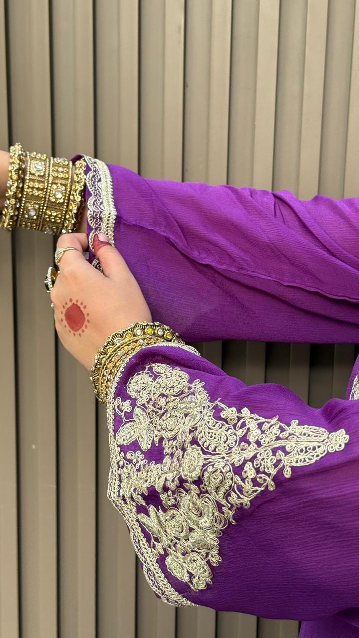Arvika Suit Set -Magenta, Purple